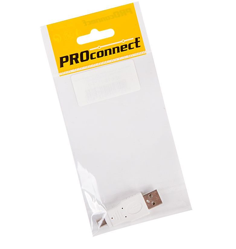 Переходник PROCONNECT (18-1174-9) Переходник USB, штекер USB-A - штекер miniUSB 5 Pin