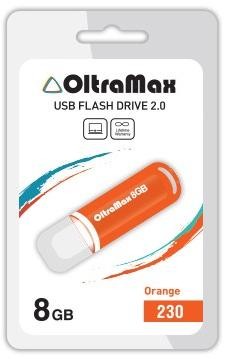 USB флэш-накопитель OLTRAMAX OM-8GB-230-оранжевый