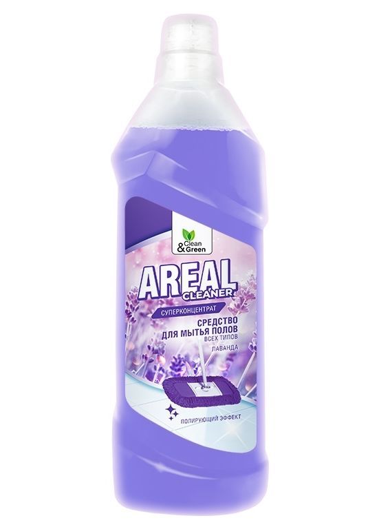 Моющее средство CLEAN&GREEN CG8159 Моющее средство для мытья пола Areal Лаванда 1 л.