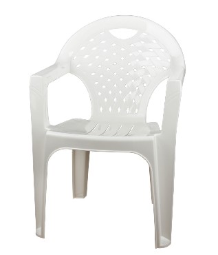 Мебель из пластика АЛЬТЕРНАТИВА М2608 стул-кресло (белый)