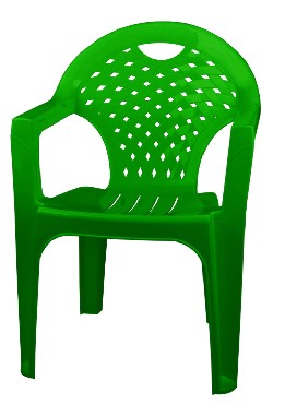 Мебель из пластика АЛЬТЕРНАТИВА М2609 стул-кресло (зеленый)