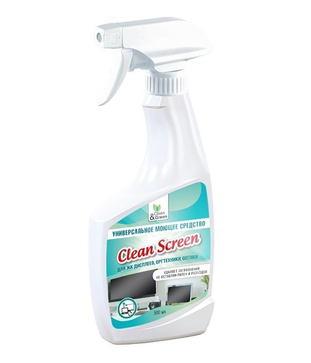 Чистящее средство CLEAN&GREEN CG8118 для чистки оргтехники и ЖК экранов (триггер) 500 мл.