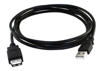 кабель USB EXPLOYD EX-K-1399 Кабель USB 2.0 AM - AF 1.0M чёрный