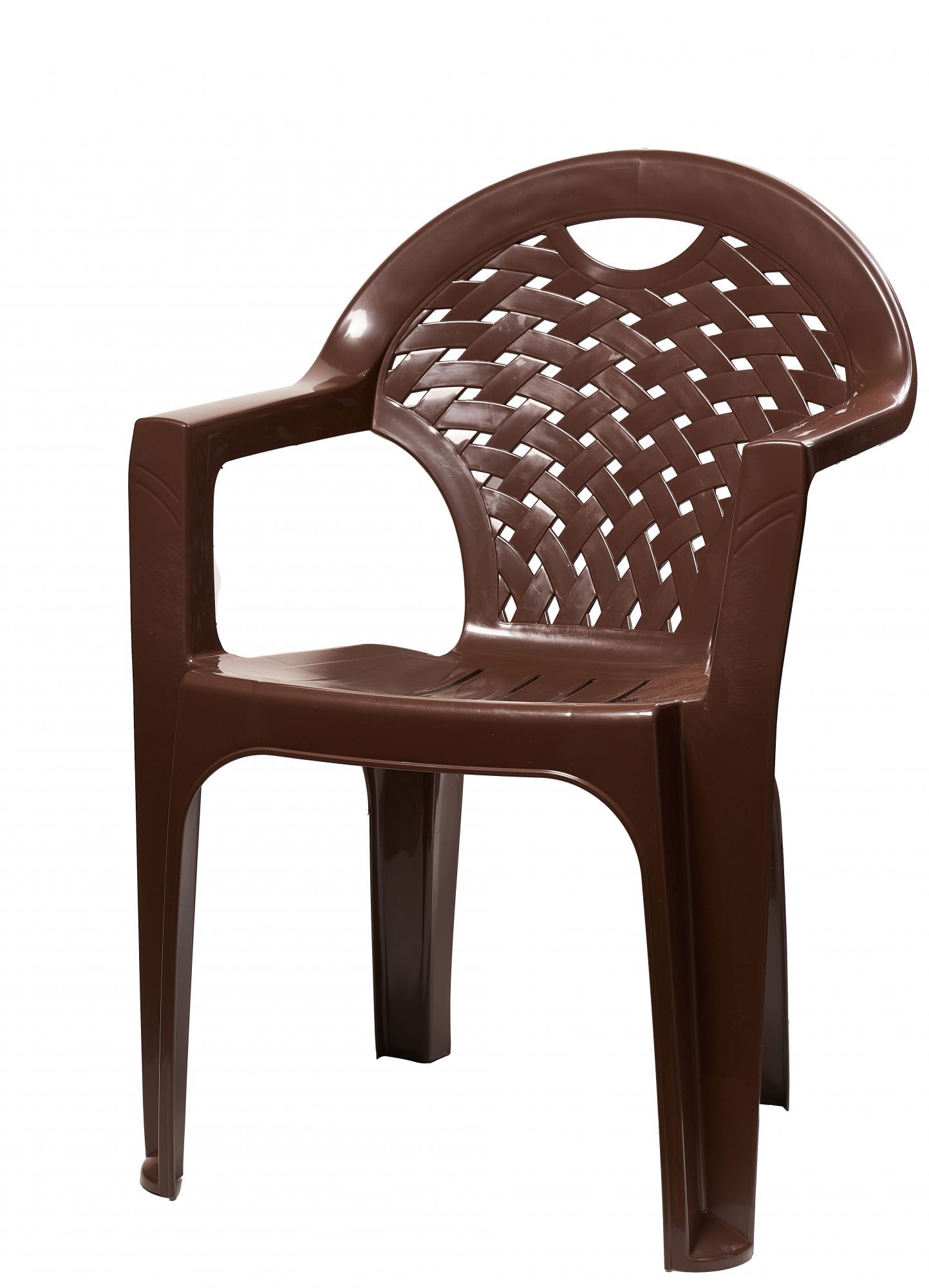 Мебель из пластика АЛЬТЕРНАТИВА М8020 кресло (коричневый)