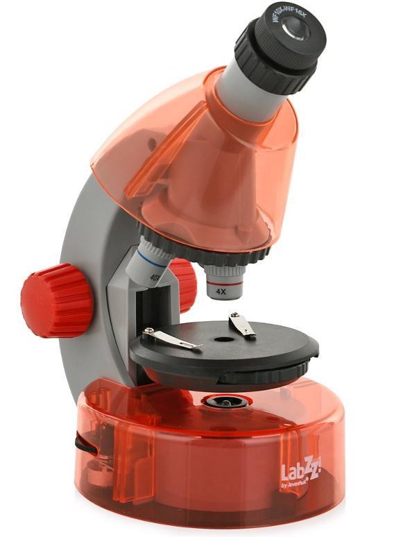 Микроскоп LEVENHUK LABZZ M101 ORANGE Апельсин