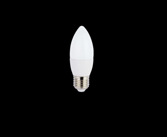 Лампы светодиодные ECOLA C7RV70ELC LIGHT CANDLE LED 5,0W 220V E27 4000K свеча 100X37