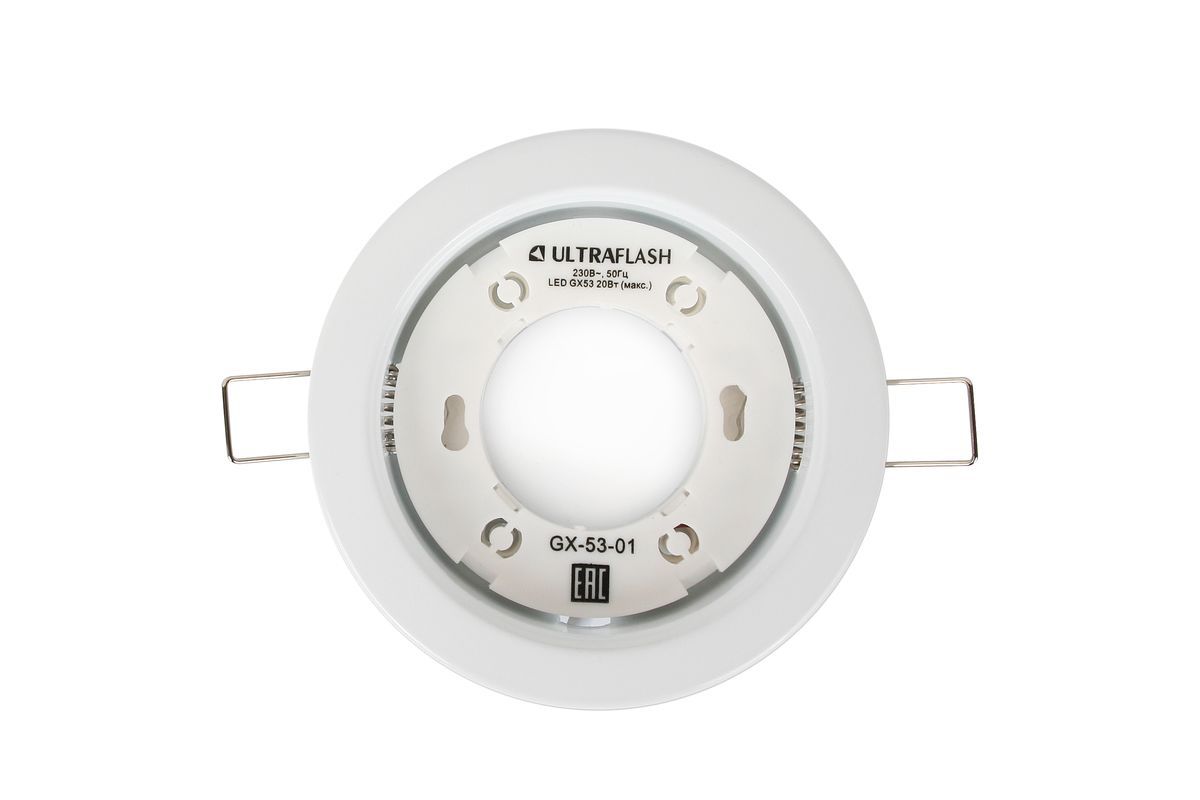 Светильник ULTRAFLASH (14055) GX-53-01 светильник, белый