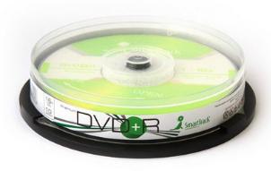 Оптический диск SMARTBUY (SB000125) DVD+R 4, 7GB 16X CB-10