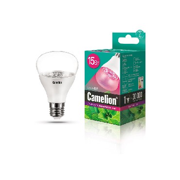 Лампочка светодиодная CAMELION LED15-PL/BIO/E27 (Эл.лампа светодиодная для растений 15Вт 220В)
