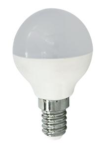 Лампа светодиодная ECOLA K4GW54ELC GLOBE LED 5,4W G45 220V E14 2700K шар