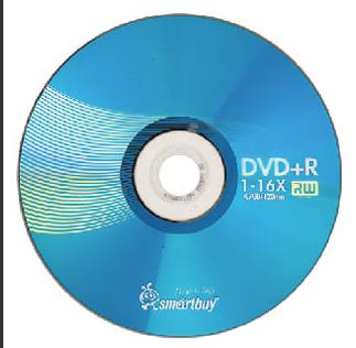 Оптический диск SMARTBUY (SB000127) DVD+R 4, 7GB 16X CB-50