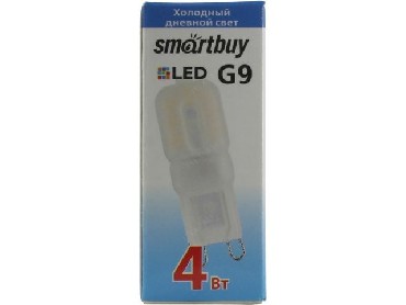 Лампа светодиодная SMARTBUY (SBL-G9 04-64K) G9-4W/6400