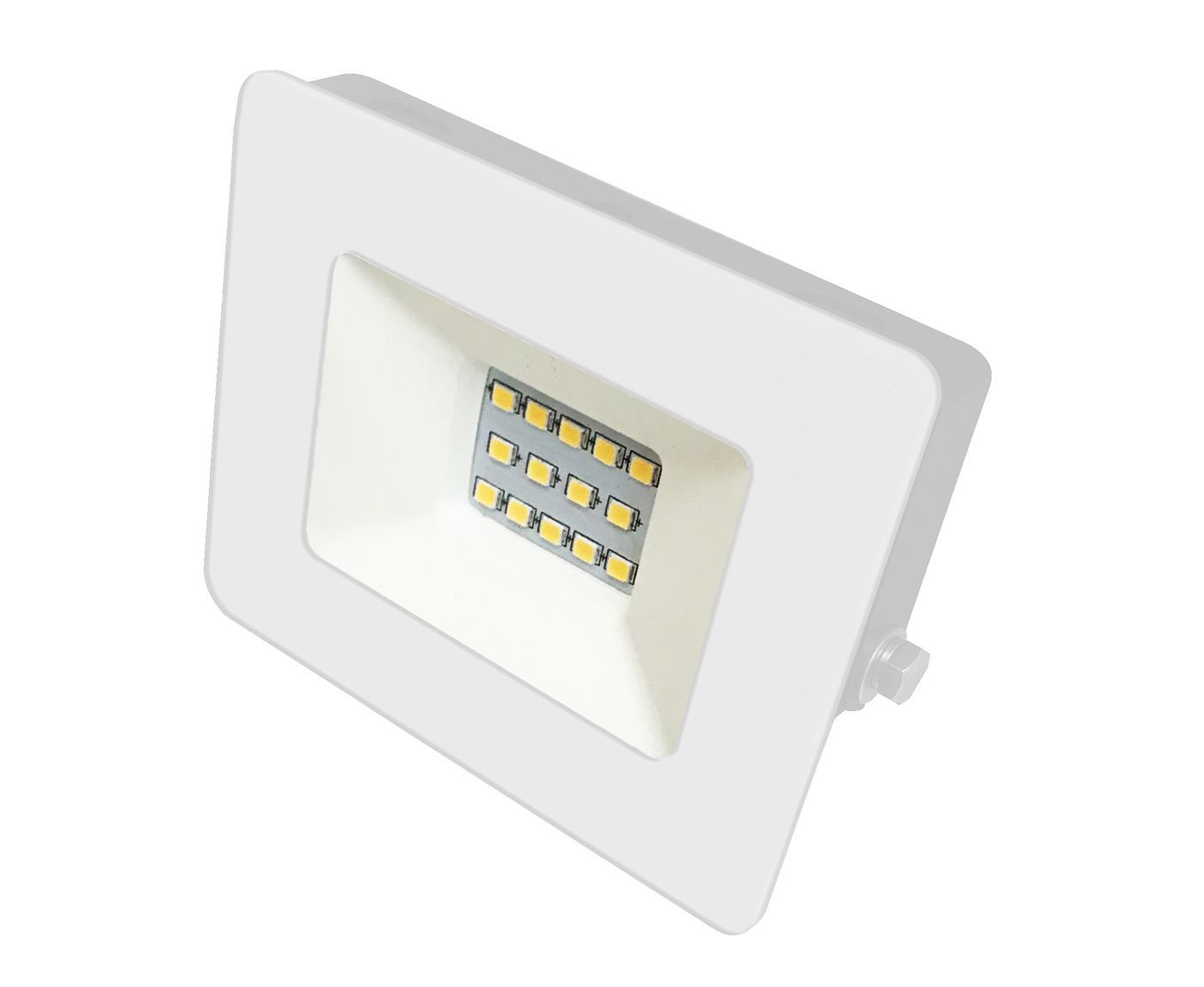 Светильник ULTRAFLASH LFL-1001 C01 белый (LED SMD прожектор, 10 Вт, 230В, 6500К)