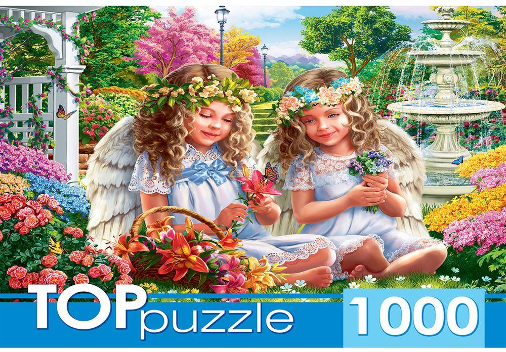Мозаика TOPPUZZLE ПАЗЛЫ 1000 элементов. ХТП1000-2176 Два нежных ангелочка ПП-00118027