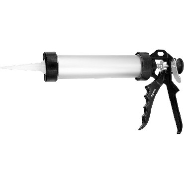Пистолеты для пены и герметика SPARTA Пистолет для герметика, 750 мл, "закрытый", алюминиевый корпус, круглый шток 8 мм 886485