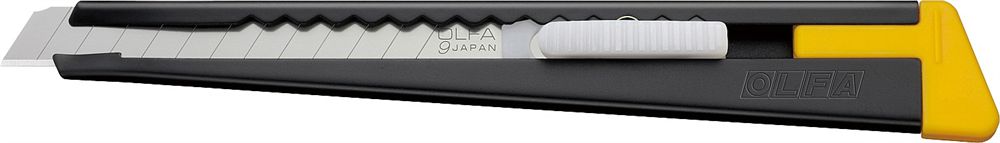 Нож OLFA OL-180-BLACK Нож с сегментированным лезвием 9 мм