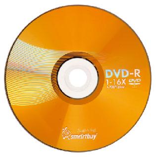 Оптический диск SMARTBUY (SB000130) DVD-R 4, 7GB 16X CB-50