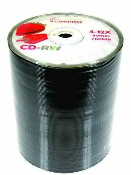 Оптический диск SMARTBUY (SB000124) CD-RW 80MIN 4-12X SP-100