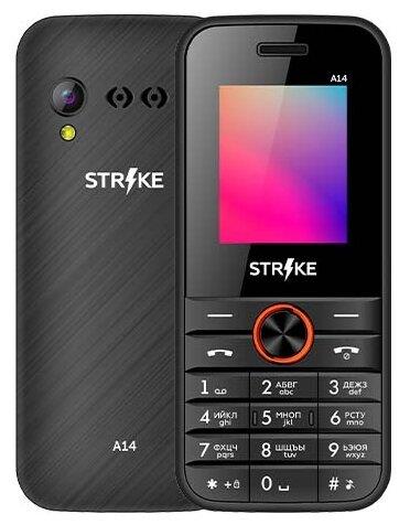 Мобильный телефон STRIKE A14 BLACK+ORANGE