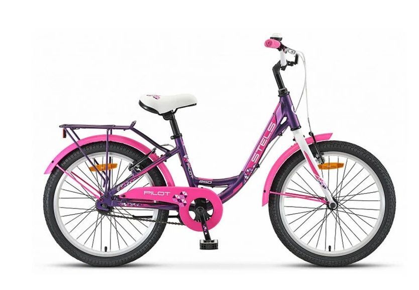 Велосипед STELS Pilot-250 Lady 20" V020 LU095664 LU088407 12" Пурпурный 2021