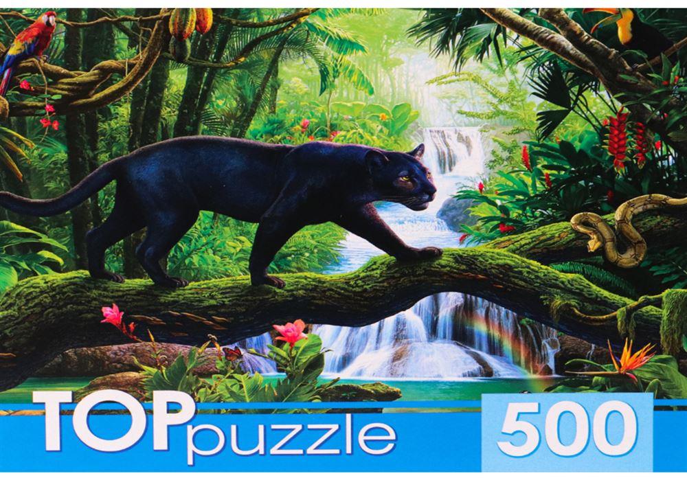 Мозаика TOPPUZZLE ПАЗЛЫ 500 элементов. ХТП500-6816 Черная пантера ПП-00099047