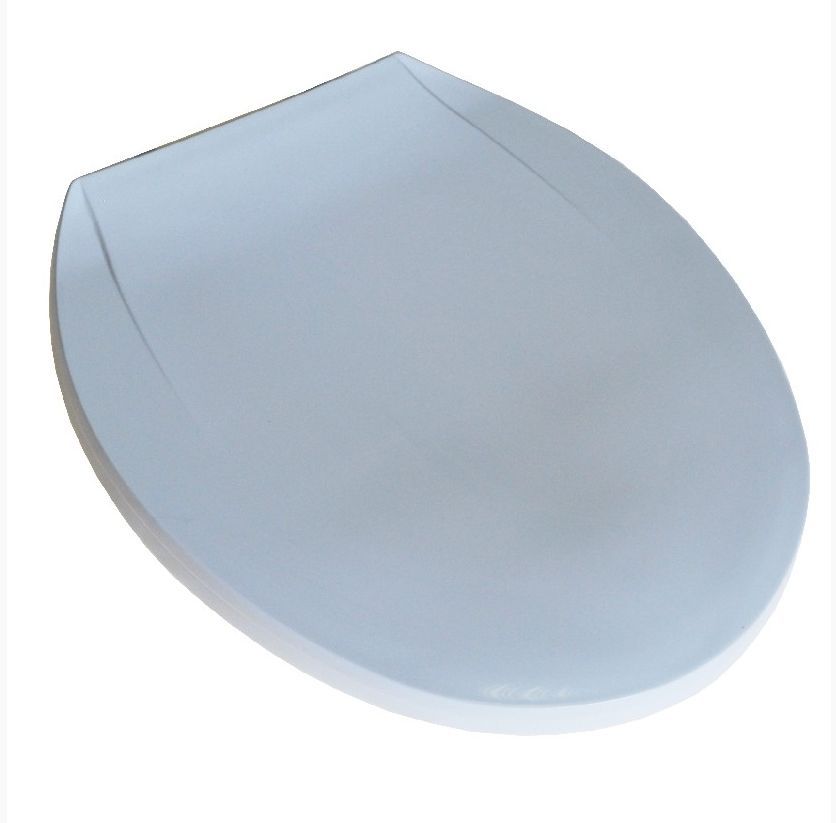 Сиденье с крышкой для унитаза МАК P01 Крышка для унитаза белая пластиковая-эконом