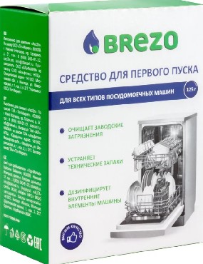 Средство для посудомоечной машины BREZO 87776 Средство для первого пуска для посудомоечной машины 125 г.