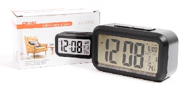 Часы СИГНАЛ (18135) EC-137B электронные часы, черный