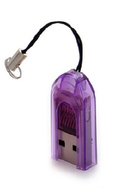 Устройство чтения карт памяти SMARTBUY (SBR-710-F) пурпурный