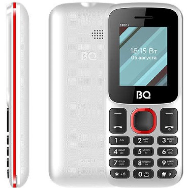 Мобильный телефон BQ 1848 STEP+ WHITE+RED