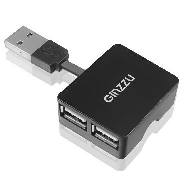 USB хаб GINZZU GR-414UB (4xUSB 2.0)
