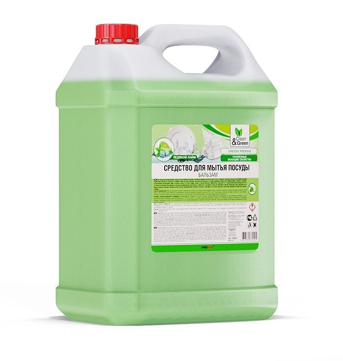 Средство для мытья посуды CLEAN&GREEN CG8041 Greeny Premium 5 кг.