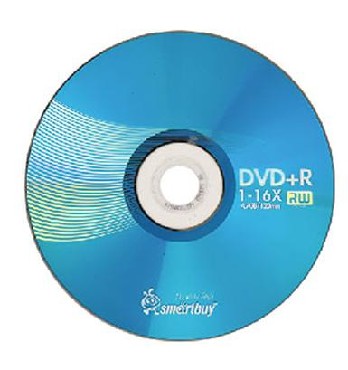 Оптический диск SMARTBUY (SB000126) DVD+R 4, 7GB 16X CB-25