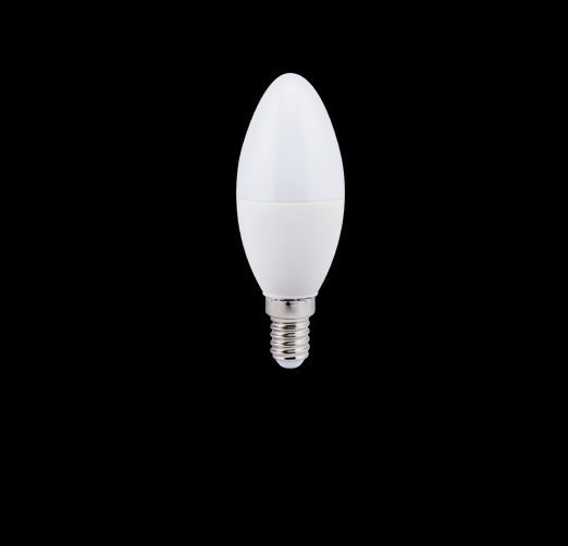 Лампы светодиодные ECOLA C4LW70ELC CANDLE LED 7,0W 220V E14 2700K свеча (композит) 105X37