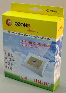 Пылесборники OZONE microne UN-01 синтетика компл. 4шт. (10)