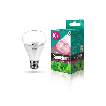 Лампочка светодиодная CAMELION LED10-PL/BIO/E27 (Эл.лампа светодиодная для растений 10Вт 220В)