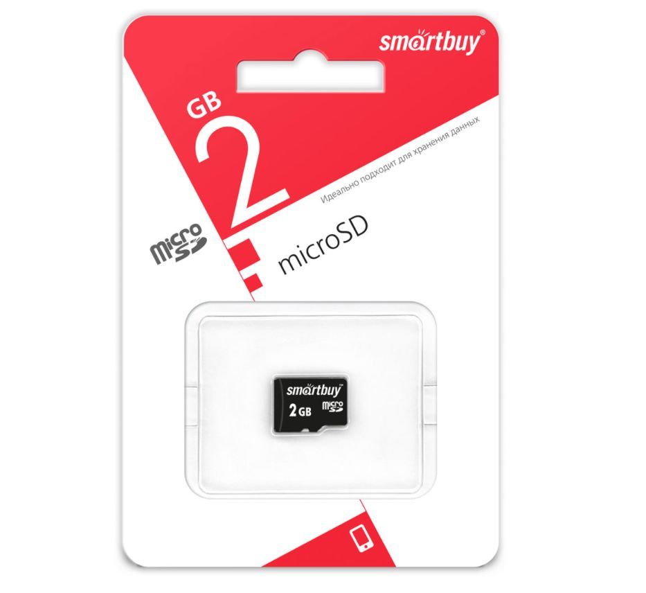 Карта памяти SMARTBUY (SB2GBSD-00) MicroSD 2GB